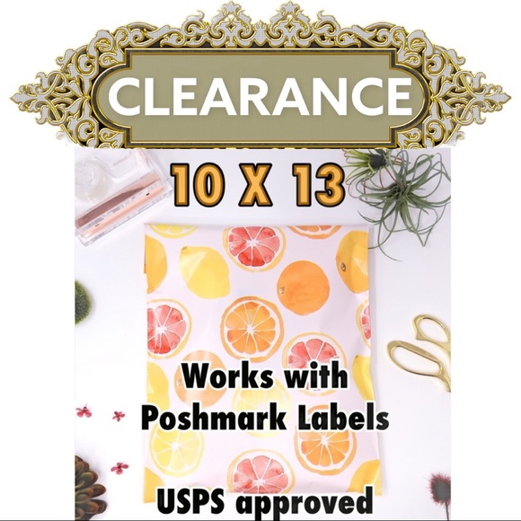 50 10X13 Citrus Poly Mailers CLEARANCE - Picture 8 of 11